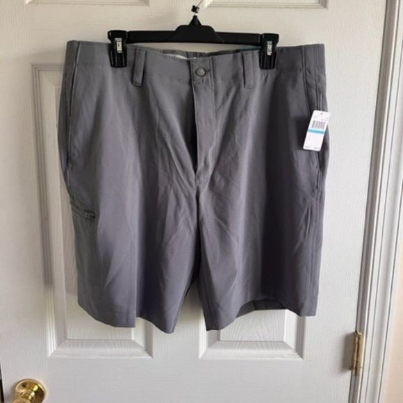 Callaway Men's Heather Micro Golf Short, Gray - Picture 1 of 6